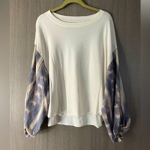 Urban Outfitters Jadey Balloon Sleeve Top